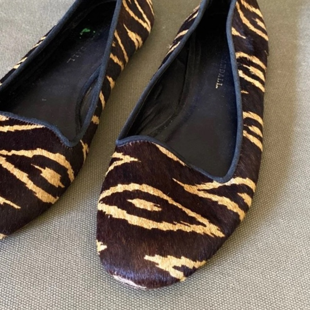 [LOEFFLER RANDALL] "Blaise" cow hair flat